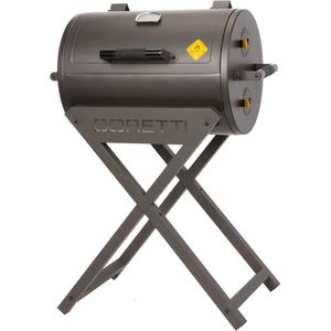 Boretti Fratello houtskoolbarbecue - Grilloppervlak 58x41 cm - Zwart