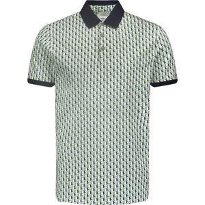 No Excess Mannen Strech Polo Groen L