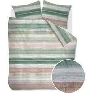 Riviera Maison Crayons dekbedovertrek - Tweepersoons - 200x200/220 - Groen