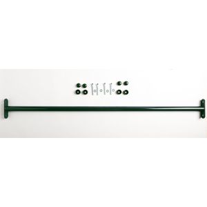 HERMIC - metalen duikelstang/tuimelrek - groen - 125 cm
