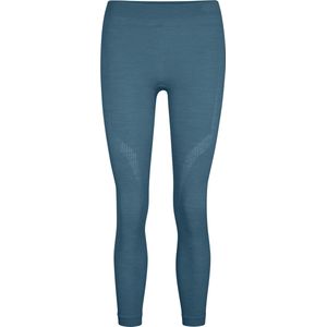 FALKE dames tights Wool-Tech - thermobroek - blauw (capitain) - Maat: L