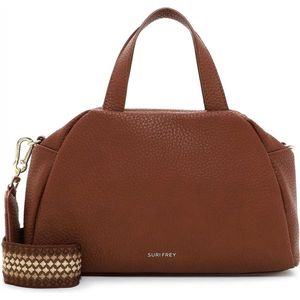 SURI FREY Schoudertas Schoudertas Cory Bowlingbag Cognac Bruine