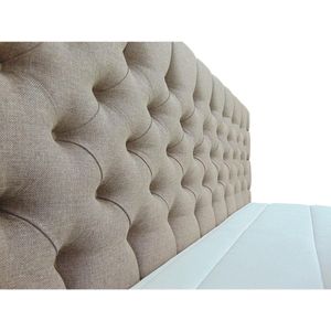 Slaaploods.nl Princess - Elektrische Boxspring inclusief matras - 160x200 cm - Beige/Zand