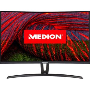 MEDION P52710 (MD 22020) 68,6 cm (27 pouces) moniteur Full HD incurvé (16:9, haut-parleurs intégrés, HDMI, DVI-D, VGA, menu multilingue) noir