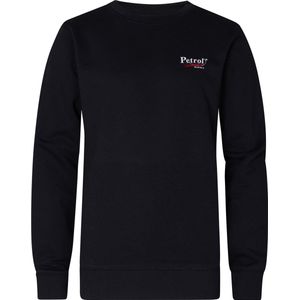 Petrol Industries - Jongens Backprint Sweater Yakutat - Zwart - Maat 116