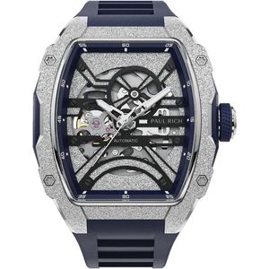 Paul Rich Astro Skeleton Lunar Silver FAS21 automatisch horloge 42.5 mm