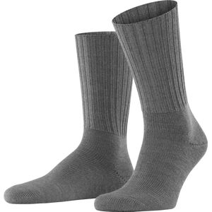 FALKE Nelson warme ademende wol sokken heren grijs - Matt 43-46