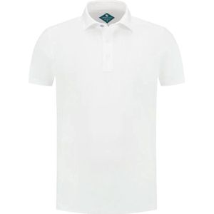 District Indigo - Overhemd Wit Performance Korte Mouw Overhemd Wit 7.41.400.780