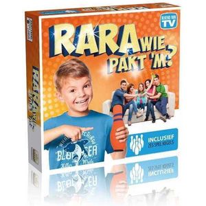 King Spel Rara wie pakt 'm? - Actief spel voor snelle kaartverzamelaars en kegeljagers!