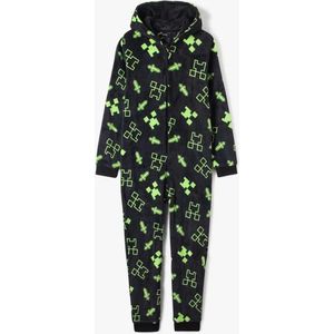 Minecraft onesie - pyjama - jumpsuit voor jongens - cadeau tip - maat 10 140 cm -