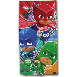 PJ Masks badhanddoek - 140 x 70 cm. - Pj Masks strandlaken - sneldrogend