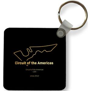 Sleutelhanger - Uitdeelcadeautjes - Formule 1 - Amerika - Circuit - Plastic