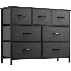 Ladekast - Ladenkast - Ladekasten - Ladenkastje - Ladekasten Slaapkamer - Dressoir - Dressoir Kasten - Dressoir Hout - Kast - Opbergkast - Opbergkasten - Opbergkasten Binnen - Opbergkast Dicht - Commode Kasten - Met 7 Stoffen Laden