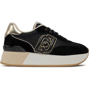 LIU JO Dreamy02 - Sneaker cow suede/mesh black mt40