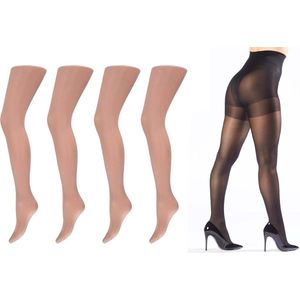 Comfort Essentials - Corrigerende Panty - 40 Denier - 2-Pack - Daino Nude - Maat M 40/42