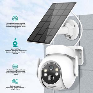 Ultra HD Draaibare Human Tracking Full Color Nachtzicht Zonnecamera Draadloos Buiten Thuis Beveiligingscamera met Zonne-energie .