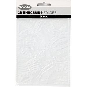 Embossing Folder , stempels, afm 11x14 cm, dikte 2 mm, 1 stuk