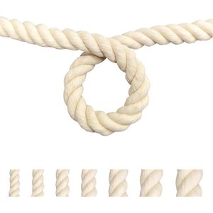 Goodivery ® Katoenen Touw voor Creatieve Projecten en Decoratieve Toepassingen, 20 mm (10 M)