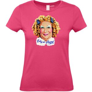 Dames T-shirt DragQueen | Gay pride shirt kleding | Regenboog kleuren | LGBTQ | Roze dames | maat XXL