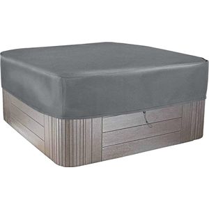 Afdekking whirlpools, rechthoekige whirlpoolafdekking buiten, waterdicht, 100% UV-bestendig, protector spa (230 x 230 x 25 cm)