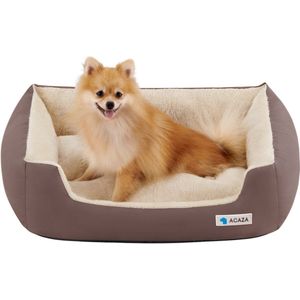 Hondenmand – Dierenbed – Medium - 70 cm Lang x 55 cm Breed  – Bruin