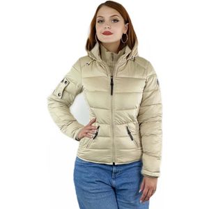 Versano Shamila New Generation Korte Dames Winterjas L - Ecru