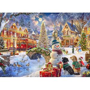 Bluebird Puzzle kerst puzzel Villa Christmas - 1500 stukjes puzzel.