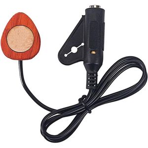 Gitaar Pickup Hout Piezo Contact Microfoon Pickup voor Gitaar Viool Banjo Mandoline Ukulele Accessoires - Geluidsdemping - Kwaliteitskabel