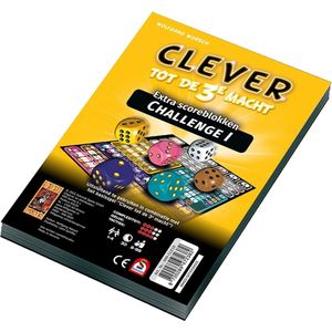 999 Games Clever tot de 3e Macht: Challenge 1 - Scoreblokken voor doorgewinterde spelers - Leeftijd 8+ - 1-4 spelers