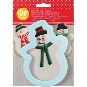 Wilton Uitsteekvorm - Koekvormpjes - Kerstmis - Sneeuwpop