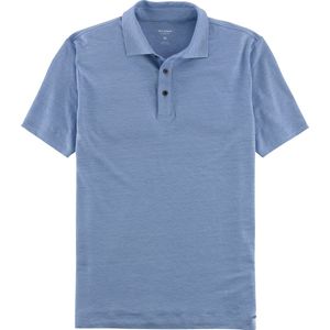 OLYMP Polo Level 5 Casual - slim fit polo - lichtblauw - Maat: XXL