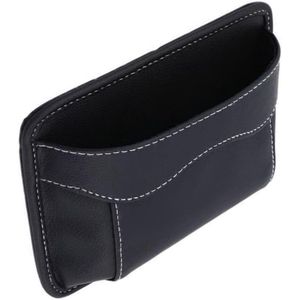 Auto-achterbank-organizer voor autoaccessoires van leer voor mobiele telefoons, sleutels, bril - 18 × 125 cm.