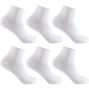 Sportsokken - Wit - 6 paar - maat 38-40.5 - Vitility High Comfort - sokken - wandelsokken