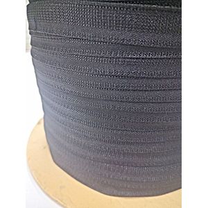 Stootband 14mm, kleur Zwart, 5 meter