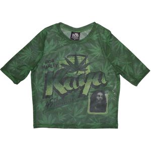 Bob Marley - Kaya Crop top - M - Groen