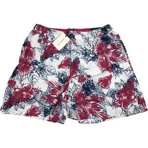 State of Art - Zwemshort - Heren - Bloemenprint - Roze - Maat S