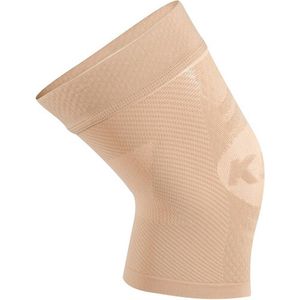 OS1st KS7 kniebandage maat 4XL – naturel – jumpers knee – runners knee – artritis – patella tendinitis – pijnlijke knie – gezwollen knie – vermindert zwelling – verlicht kniepijn - compressie