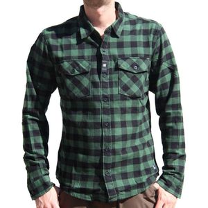 Vintage Industries Karo-Hemd Harley Shirt Green Check - Harley-3XL