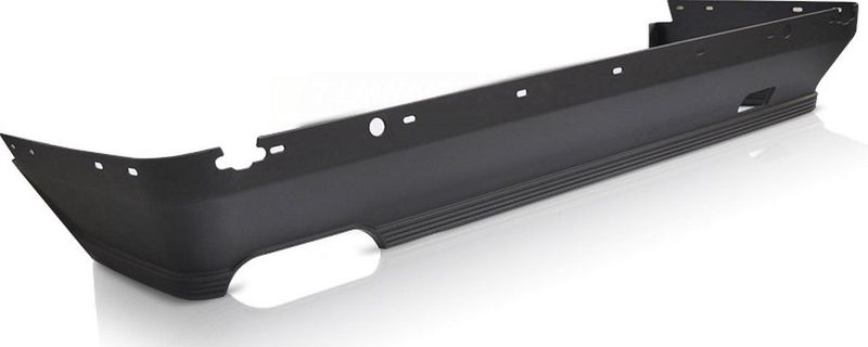 Achterbumper - BMW E30 1982-1990 sedan, coupe, cabrio - zwart