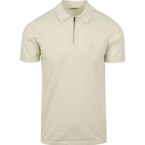 Dstrezzed - Polo Dorian Ecru - Slim-fit - Heren Poloshirt Maat XL