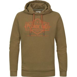 Petrol Industries - Heren Vintage hoodie - Bruin - Maat XL