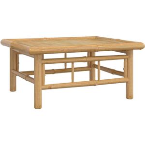 vidaXL Bamboe Tuintafel 65x55x30 cm Bamboe Tuintafel - Tuinmeubel - Outdoortafel - Patioset - Bistrotafel