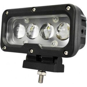 LED SPOT - 4 x 3 watt - front light - WIT - OFF-ROAD - Rectangle L0106