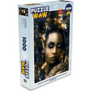 Puzzel Vrouwen - Abstract - Bloemen - Legpuzzel - Puzzel 1000 stukjes volwassenen