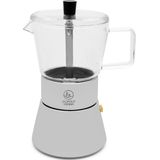 Leopold Vienna - Espressomaker Otto 4-kops RVS