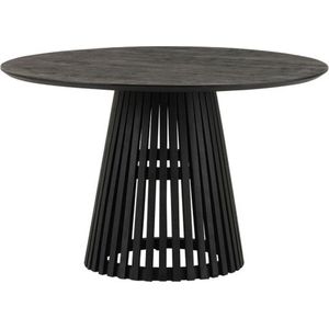 Eettafel Burundi Rond 130cm Acacia | Black