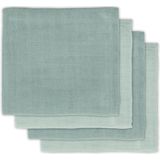 Jollein Hydrofiele Doek Small 70x70cm Bamboe Katoen - Ash Green - 4 Stuks