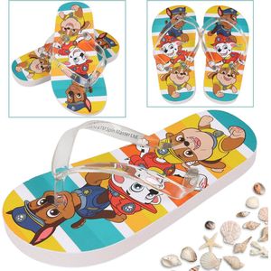 Paw Patrol Chase Rubble Marshall Kleurige slippers/flip-flops voor jongens