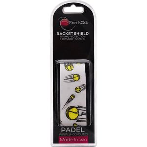 Shockout racket Shield protection tape padel racket Tennisbal