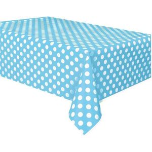 Tafelkleed Dots Powder Blue 137x274cm